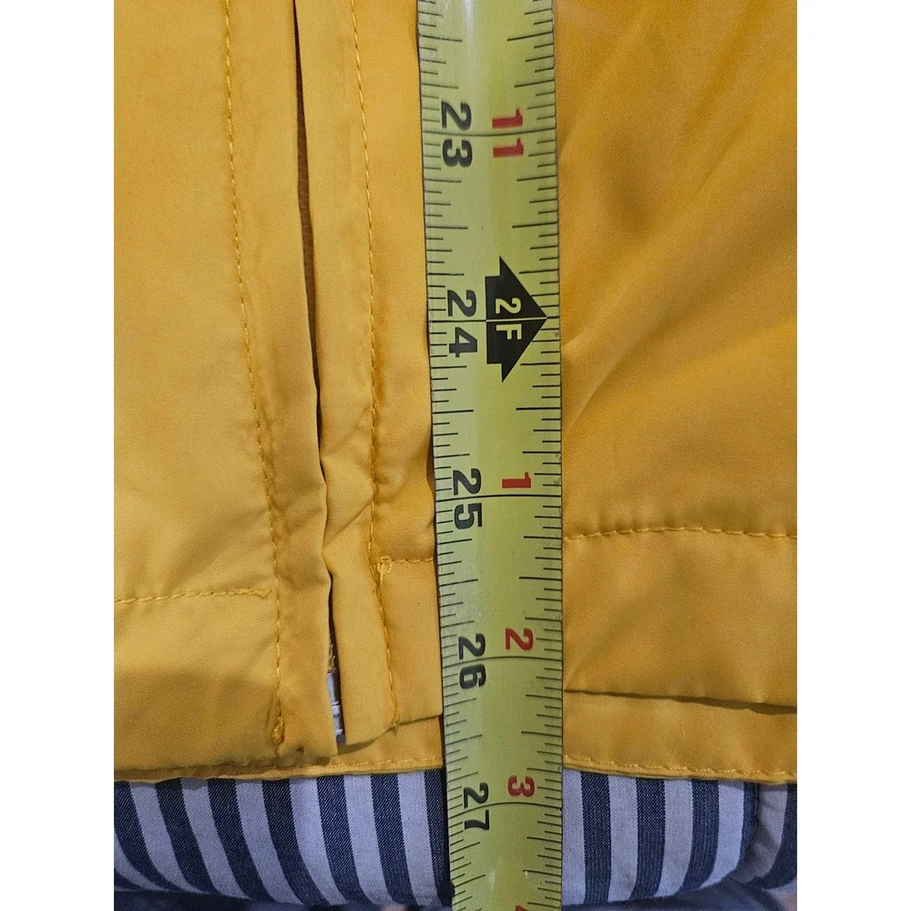 Magellan Outdoors Youth XL (Fits Women's S/M) Yellow Full Zip Hooded Windbreaker